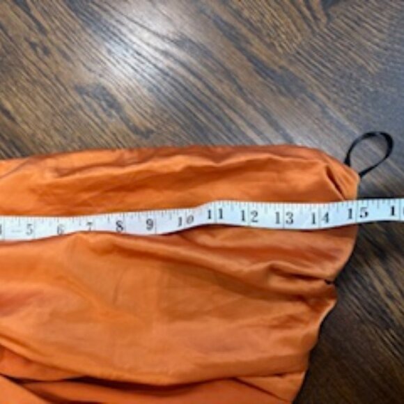 EUC Song of Style Graham Midi One Shoulder Ruched Satin Dress sz S - Picture 5 of 8